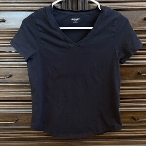 Old Navy Women's Classic Black Short Sleeve Tee